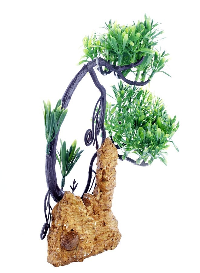 SRI Fish Aquarium Decorative Artificial Plastic Plant with Real Effect for Fish Tank, Medium - Image 2